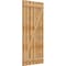 Ekena Millwork Spaced Board-n-Batten Shutters w/Z-Bar, Rough Sawn Western Red Cedar, 34 3/4W x 73H, PR RBS06Z35X073RWR - alternate 4